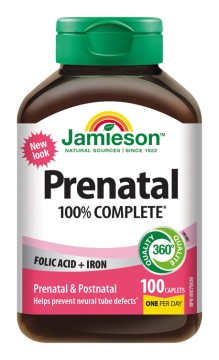 Jamieson Prenatal COMPLETE multivitamin 100 tbl.