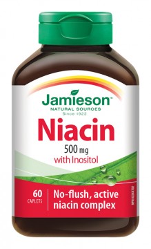 Jamieson Niacin 500 mg inozitollal 60 tbl.