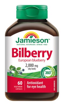 Jamieson Bilberry Fekete áfonya 2000 mg 60 kapsz.