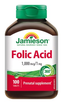 Jamieson Folsav 1000 mcg 100 tbl.